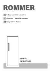 ROMMER FL186NF A++ INOX Manual De Uso