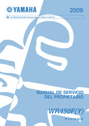 Yamaha WR450FY 2009 Manual De Servicio Del Propietario