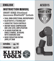 Klein Tools SMART SENSE AESEB1S Manual De Instrucciones