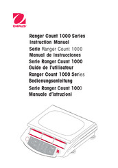 OHAUS Ranger Count 1000 Serie Manual De Instrucciones