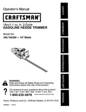 Craftsman 358.795390 Manual Del Operador