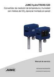 JUMO hydroTRANS S20 Manual De Servicio