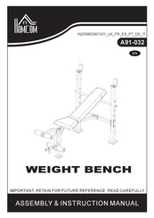 HOMCOM A91-032 Instrucciones De Montaje