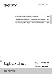 Sony Cyber-shot DSC-WX9 Manual De Instrucciones