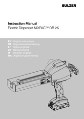 Sulzer MIXPAC DB 2K Manual Original