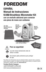 FOREDOM K.1050 Manual De Instrucciones