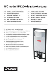 RAVAK G/1200 Instrucciones De Montaje