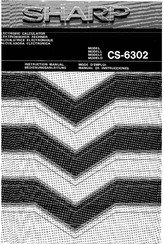 Sharp CS-6302 Manual De Instrucciones