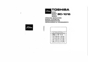 Toshiba BC-1015 Instrucciones De Funcionamiento