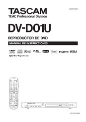 Teac Tascam DV-D01U Manual De Instrucciones