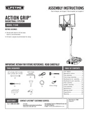 Lifetime ACTION GRIP 71546 Instrucciones De Ensamblaje