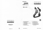 Metabo RBE 12-180 Manual Original