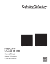 Definitive Technology SuperCube Serie Manual Del Usuario