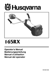 Husqvarna 165RX Manual Del Operador