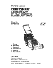 Craftsman EZ3 917.387380 Manual Del Propietário