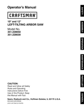 Craftsman 351.228030 Manual Del Operador