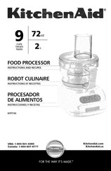 KitchenAid KFP740 Instrucciones Y Recetas