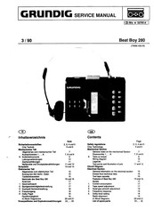 Grundig Beat Boy 280 Manual De Servicio