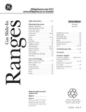 GE PGS975 Manual Del Propietário