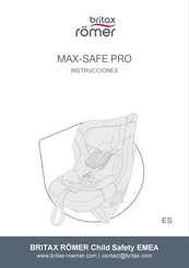 BRITAX RÖMER MAX-SAFE PRO Instrucciones