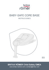 BRITAX RÖMER BABY-SAFE CORE BASE Instrucciones