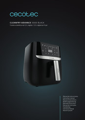 cecotec CLEANFRY ADVANCE 5000 BLACK Manual De Instrucciones
