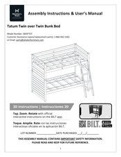 Mamber's Mark Tatum SM3FTOT Instrucciones De Ensamble