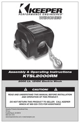 Keeper KTSL2000RM Instrucciones De Ensamblado