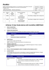 ResMed AirSense10 Guia Del Usuario