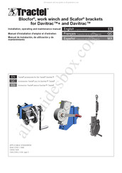 Tractel scafor Manual De Instalación, De Utilización Y De Mantenimiento
