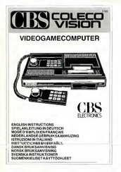 CBS ColecoVision Instrucciones