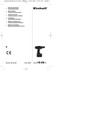 EINHELL BT-CD 18 LCD Manual De Instrucciones
