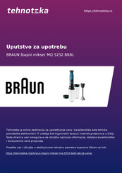 Braun MultiQuick 5 Vario MQ 5252 BKBL Manual Del Usuario