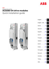 Abb ACS580-04 Guía De Instalación Rápida