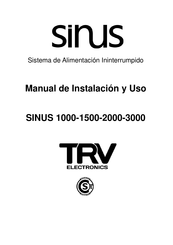 TRV Electronics SINUS 1000 Manual De Instalacion Y Uso