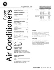 GE AJCM08ACD Serie Manual Del Propietario Y Instrucciones De Instalación