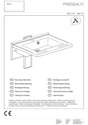 Pressalit R4550 Instrucciones De Montaje