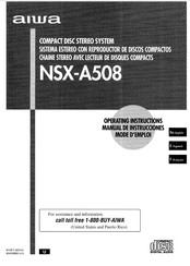 Aiwa NSX-A508 Manual De Instrucciones