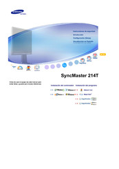 Samsung SyncMaster 214T Manual De Instrucciones