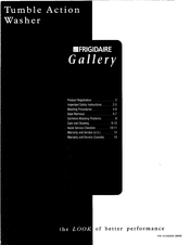 Frigidaire Gallery Serie Manual Del Usuario