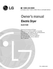 LG DLEC733W Manual Del Propietário