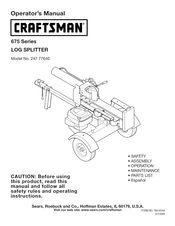 Craftsman 247.77640 Manual Del Operador