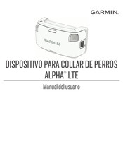 Garmin ALPHA LTE Manual Del Usuario