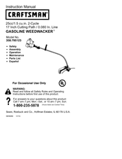 Crafstman WEEDWACKER 358.795123 Manual De Instrucciones