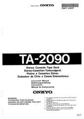 Onkyo TA-2090 Manual De Instrucciones