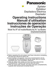 Panasonic ES2045 Instrucciones De Operation