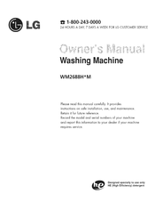 LG WM2688H MA Serie Manual Del Propietário