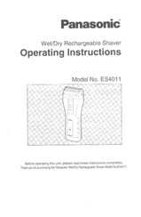 Panasonic ES4011 Manual De Instrucciones