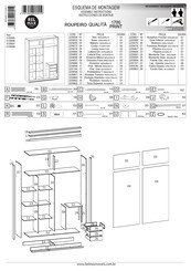 Belmax Móveis 510698 Instrucciones De Montaje