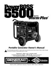 Briggs & Stratton GENERAC PowerBOSS Storm-Plus 5500 Manual De Instrucciones